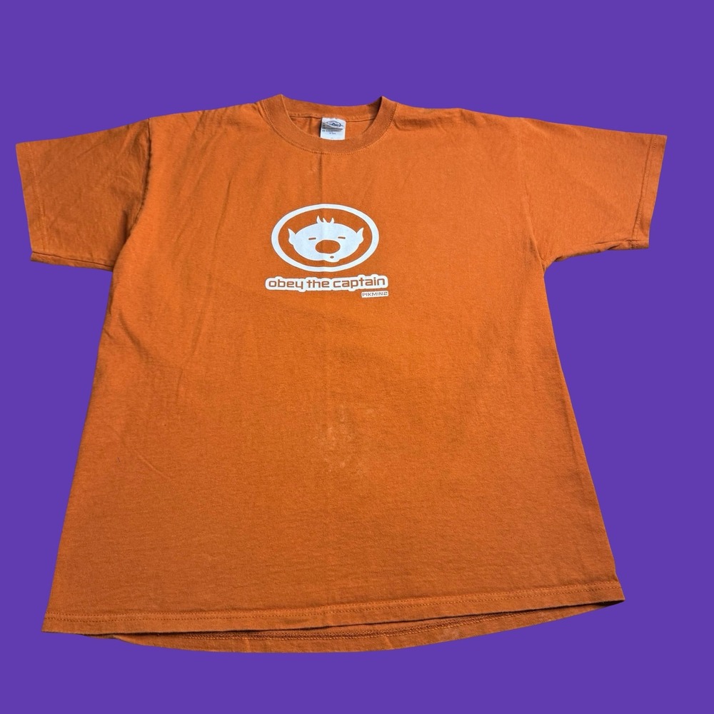 Pikmin 2 T Shirt L Y2K GameCube Video Game Promo Circuit City Pre Order Vintage